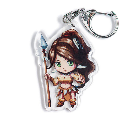 Nidalee Acrylic Keychain - nayukidraws