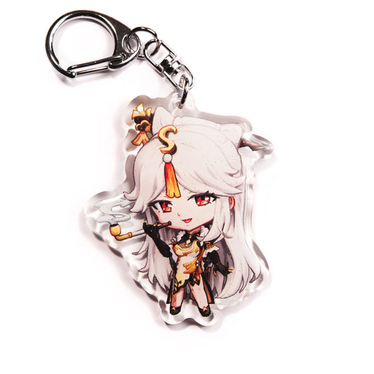 Ningguang Acrylic Charm Keychain