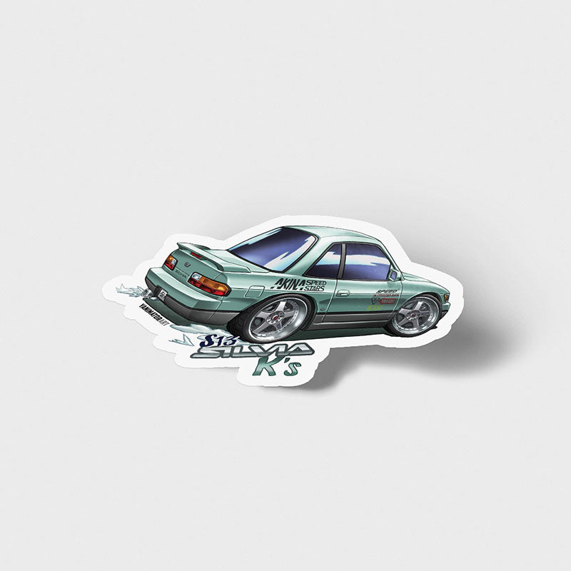S13 Silvia K's 240SX Green Vinyl Sticker