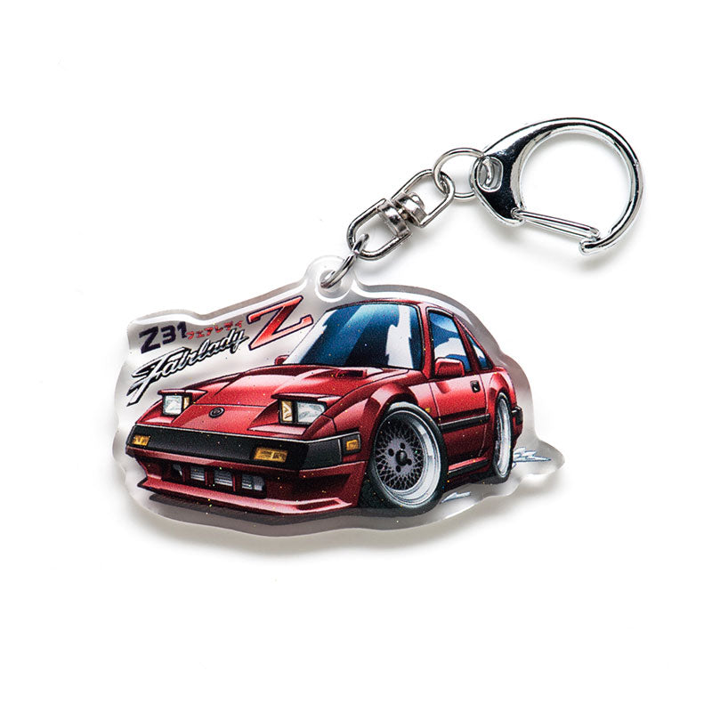 Z31 Fairlady Z Red (Wangan Midnight) Acrylic Charm Keychain
