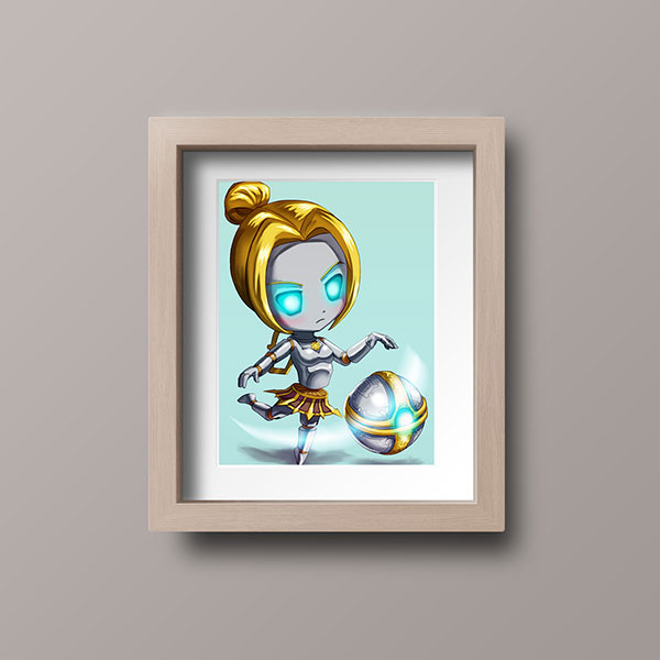Orianna Chibi Mini Print - nayukidraws
