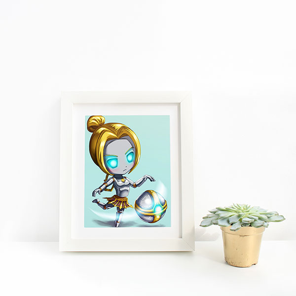 Orianna Chibi Mini Print - nayukidraws