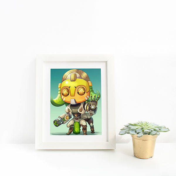 Orisa Chibi Mini Print