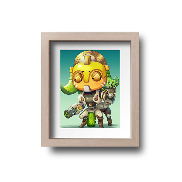Orisa Chibi Mini Print