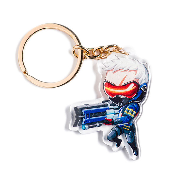 Pop Keychain Soldier 76 Keychain Soldier 76 Funkopop Brand New In