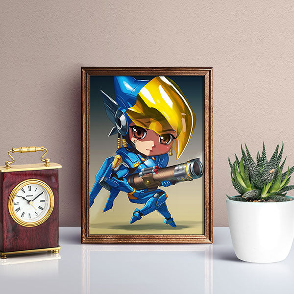 Pharah Chibi Mini Print