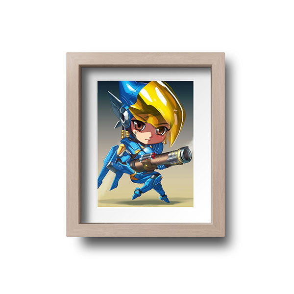 Pharah Chibi Mini Print