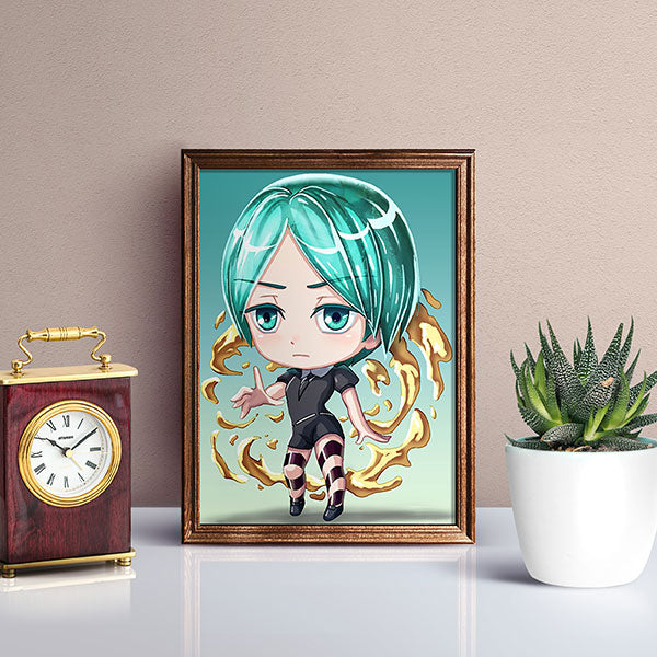 Phos Gold Chibi Mini Print - nayukidraws