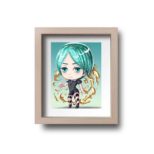 Phos Gold Chibi Mini Print - nayukidraws