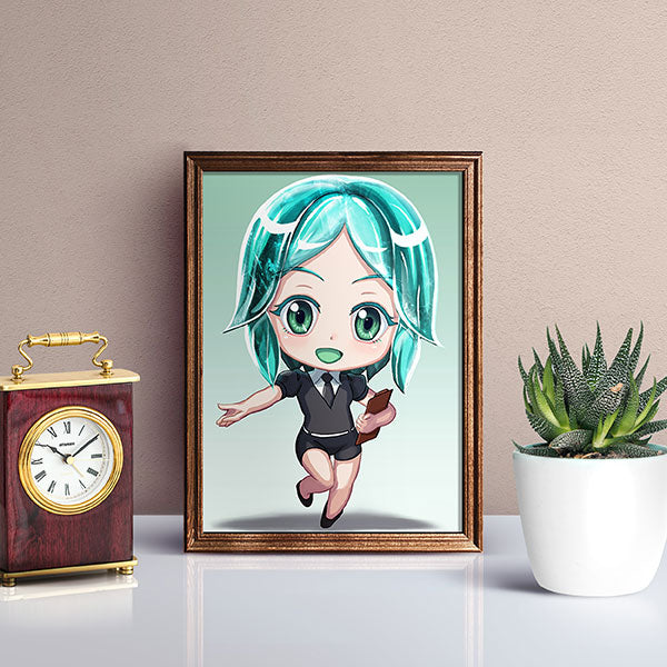 Phos Chibi Mini Print - nayukidraws