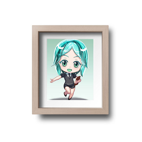 Phos Chibi Mini Print - nayukidraws