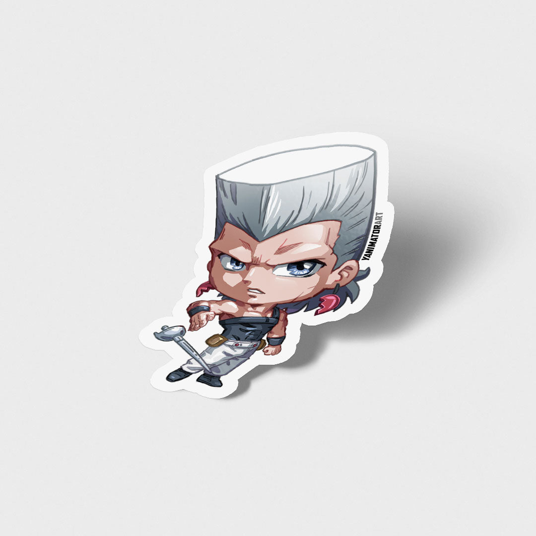 Jean Pierre Polnareff Vinyl Sticker