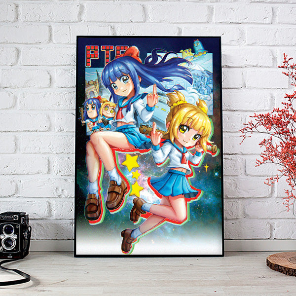 Pop Team Epic Poster Print - nayukidraws