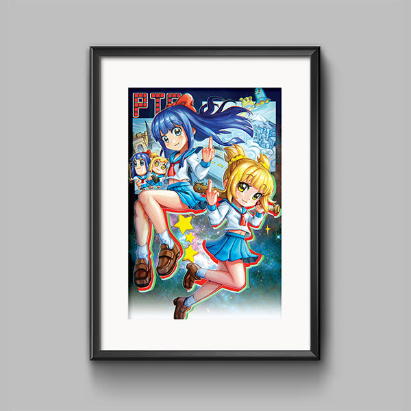 Pop Team Epic Poster Print - nayukidraws
