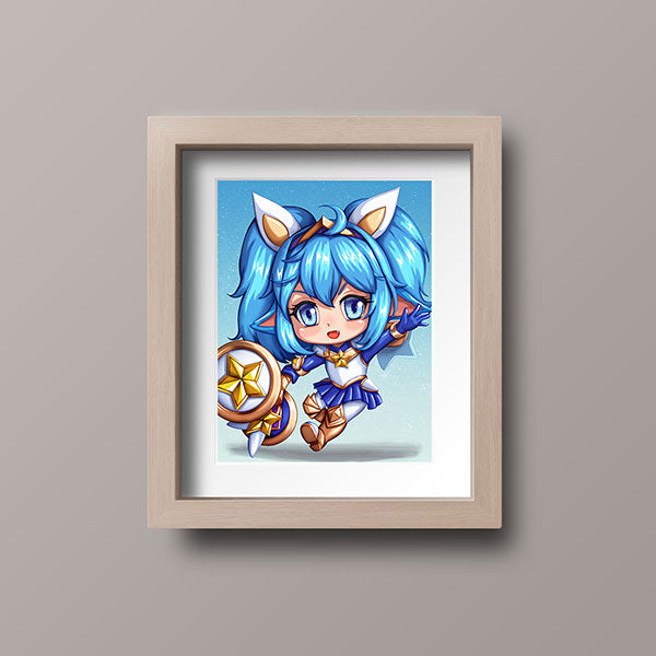 Star Guardian Poppy Chibi Mini Print - nayukidraws