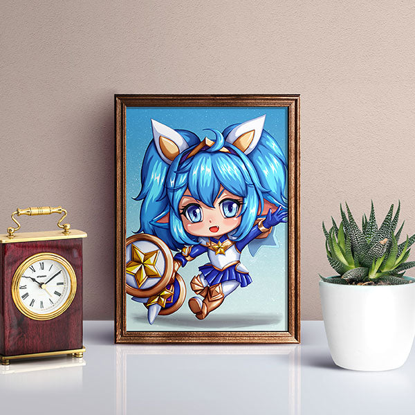 Star Guardian Poppy Chibi Mini Print - nayukidraws