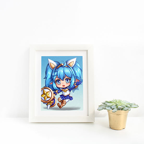 Star Guardian Poppy Chibi Mini Print - nayukidraws