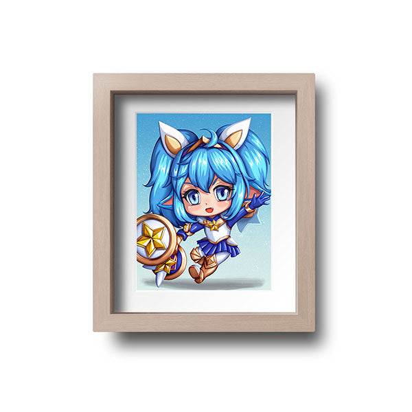 Star Guardian Poppy Chibi Mini Print - nayukidraws