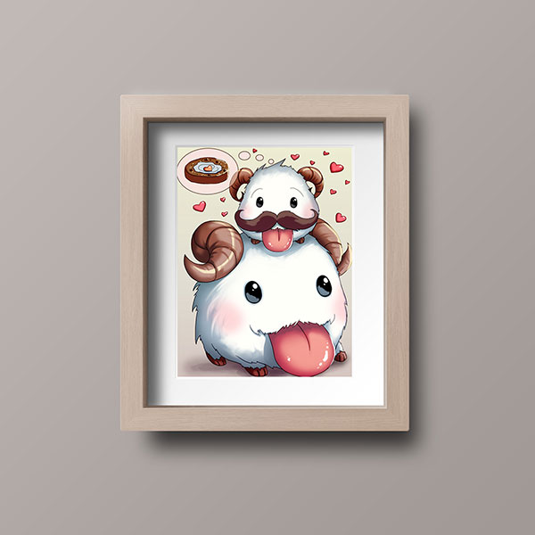 Poro Chibi Mini Print - nayukidraws