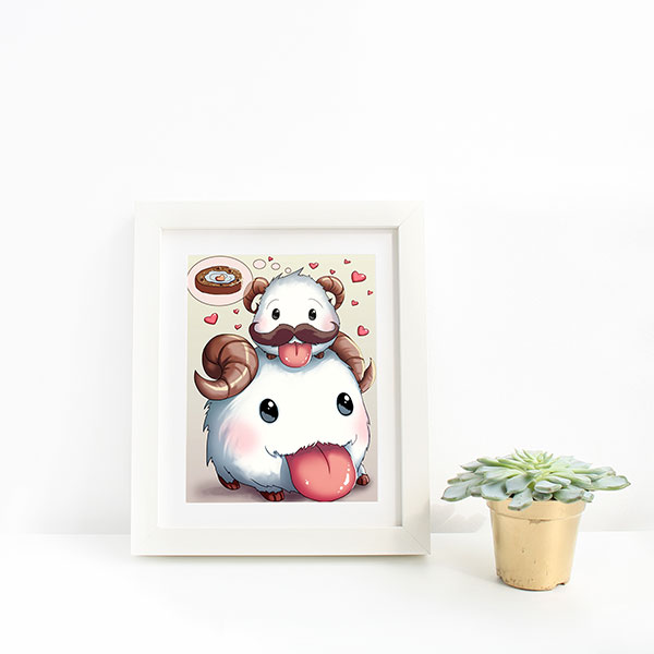 Poro Chibi Mini Print - nayukidraws