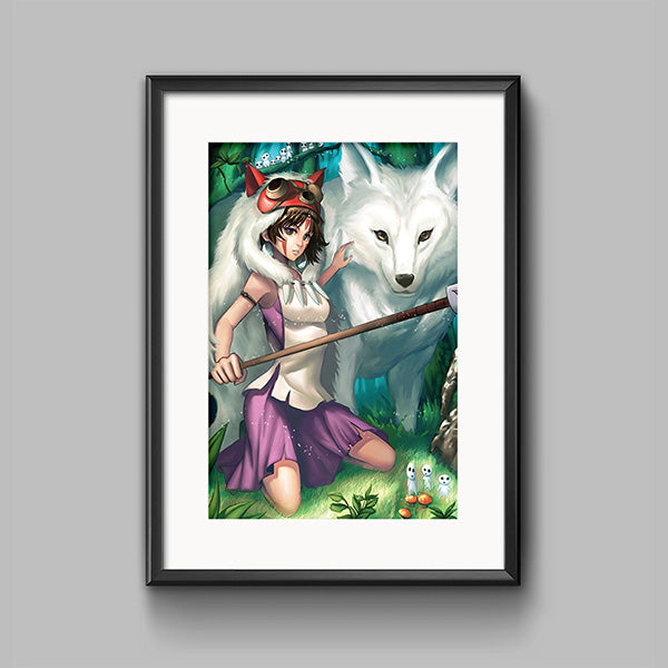 Princess Mononoke Poster - nayukidraws