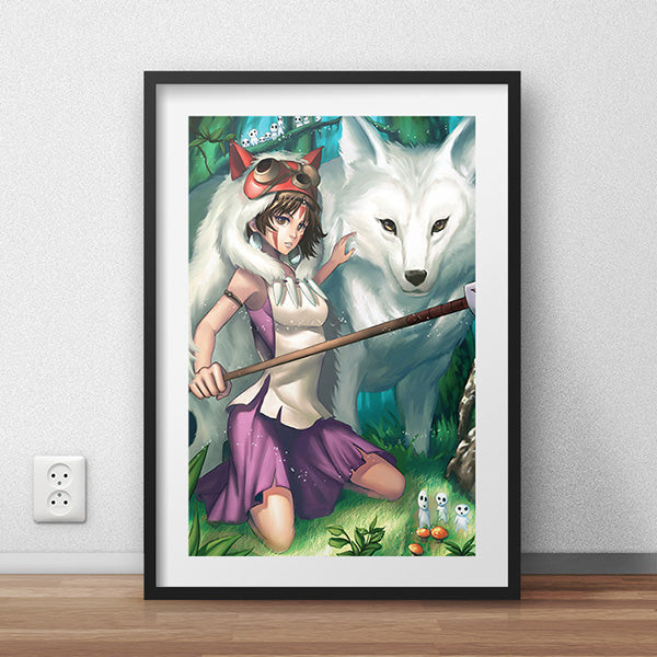 Princess Mononoke Poster - nayukidraws