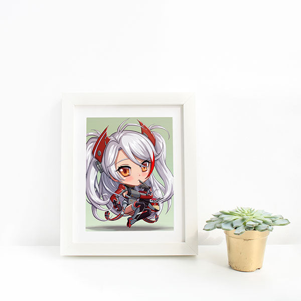 Prinz Eugene Chibi Mini Print - nayukidraws