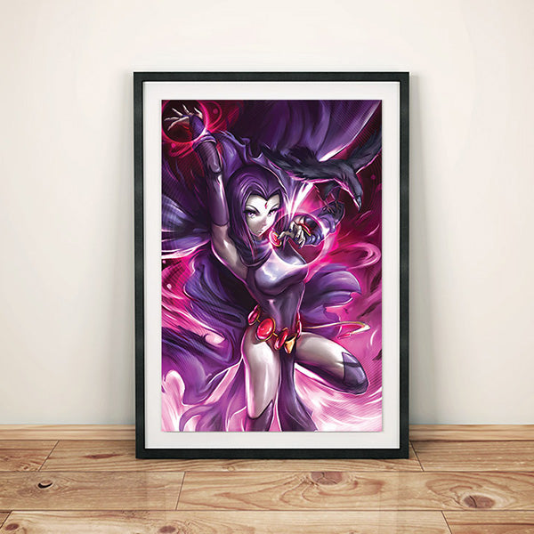 Raven Poster Print - nayukidraws