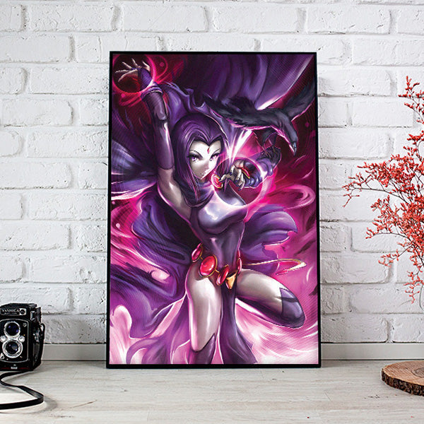 Raven Poster Print - nayukidraws