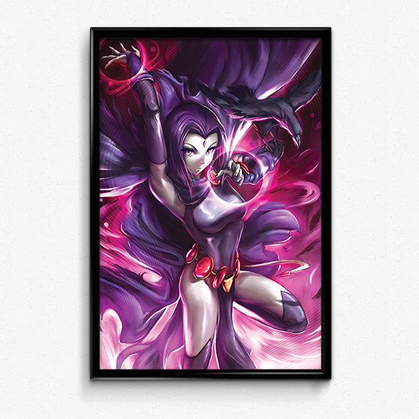 Raven Poster Print - nayukidraws