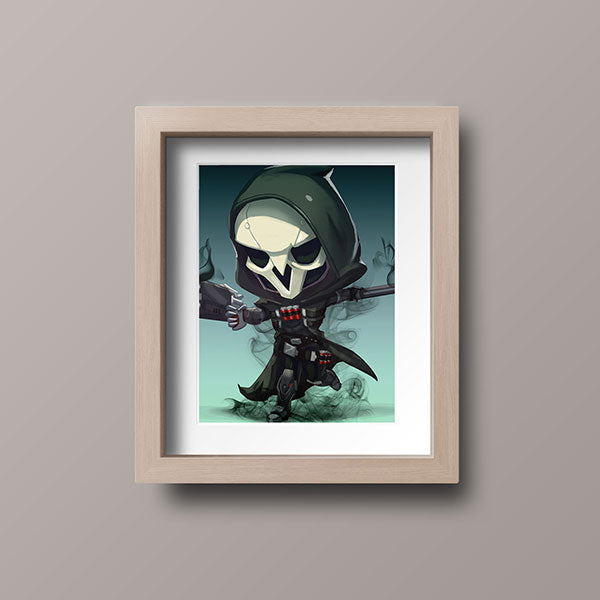 Reaper Chibi Mini Print