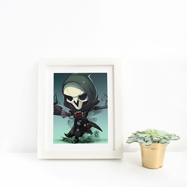 Reaper Chibi Mini Print