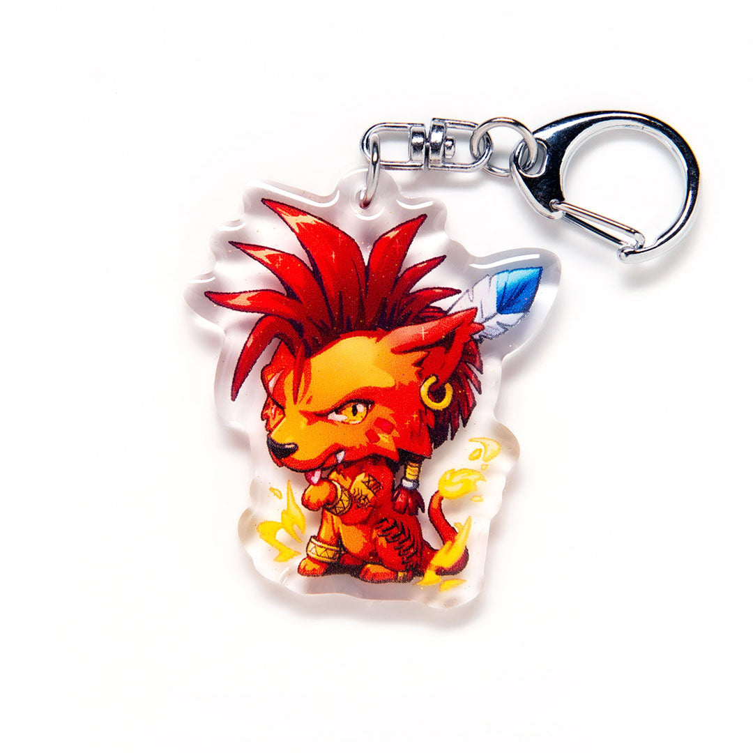 Red XIII Acrylic Charm Keychain