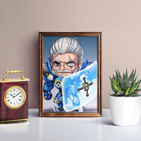 Young Reinhardt Chibi Mini Print