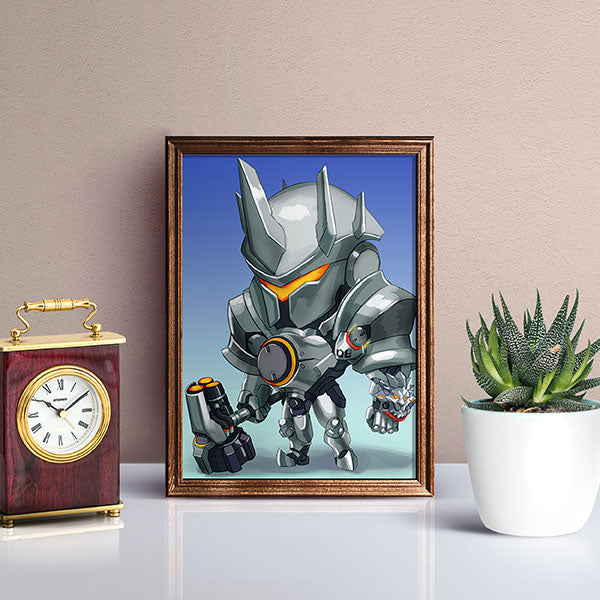 Reinhardt Chibi Mini Print