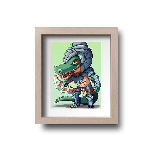 Renekton Chibi Mini Print - nayukidraws