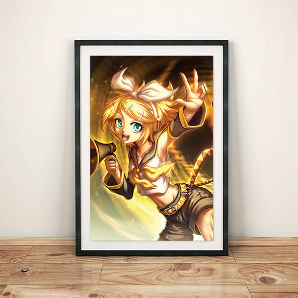 Rin Kagamine Poster Print - nayukidraws