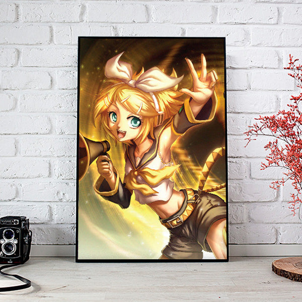 Rin Kagamine Poster Print - nayukidraws