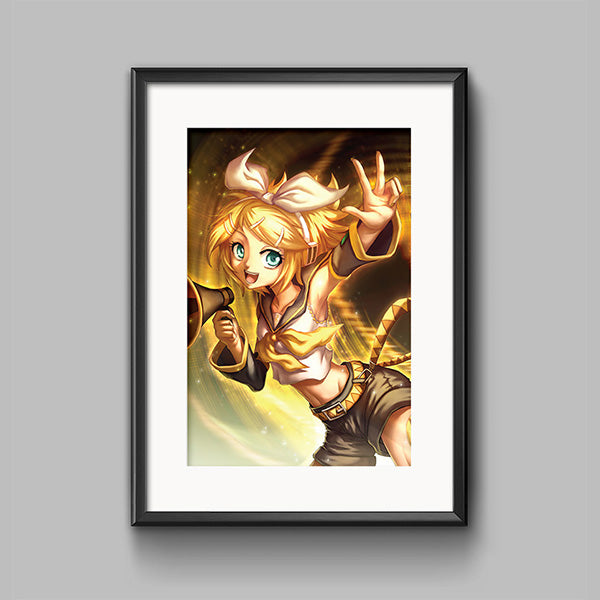 Rin Kagamine Poster Print - nayukidraws