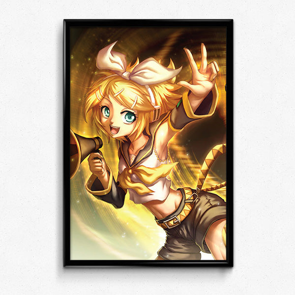 Rin Kagamine Poster Print - nayukidraws