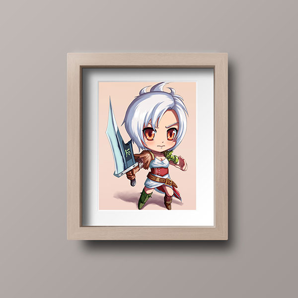 Riven Chibi Mini Print - nayukidraws