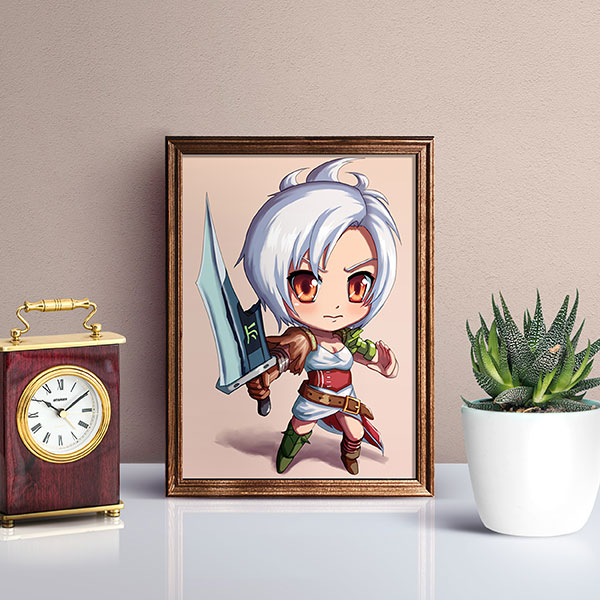 Riven Chibi Mini Print - nayukidraws