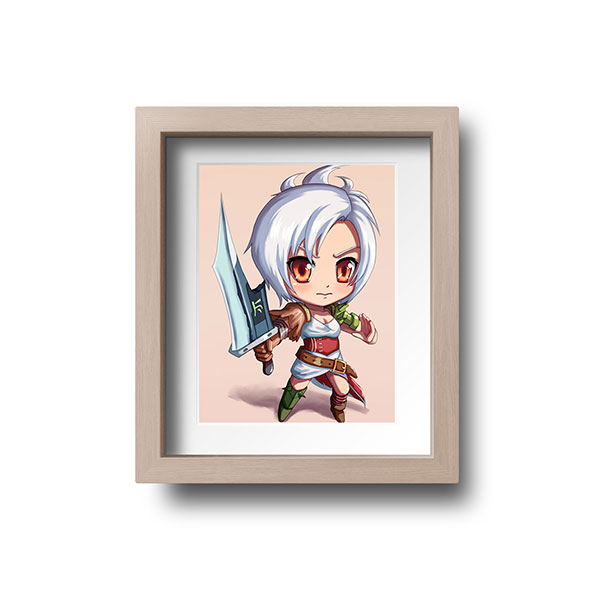 Riven Chibi Mini Print - nayukidraws
