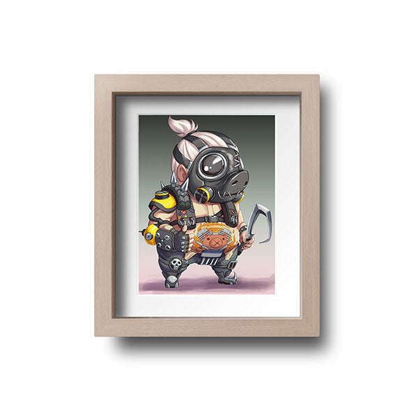 Roadhog Chibi Mini Print