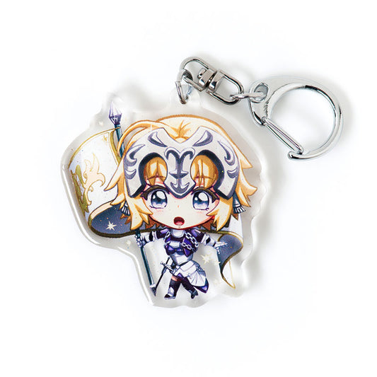 Ruler Jeanne d'Arc Acrylic Charm Keychain