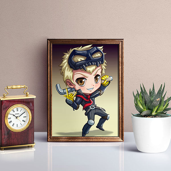 Ryuji Chibi Mini Print - nayukidraws