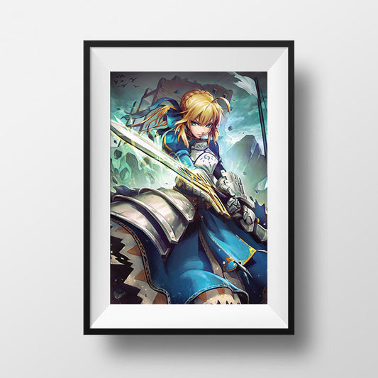 Saber Artoria v1 Poster Print