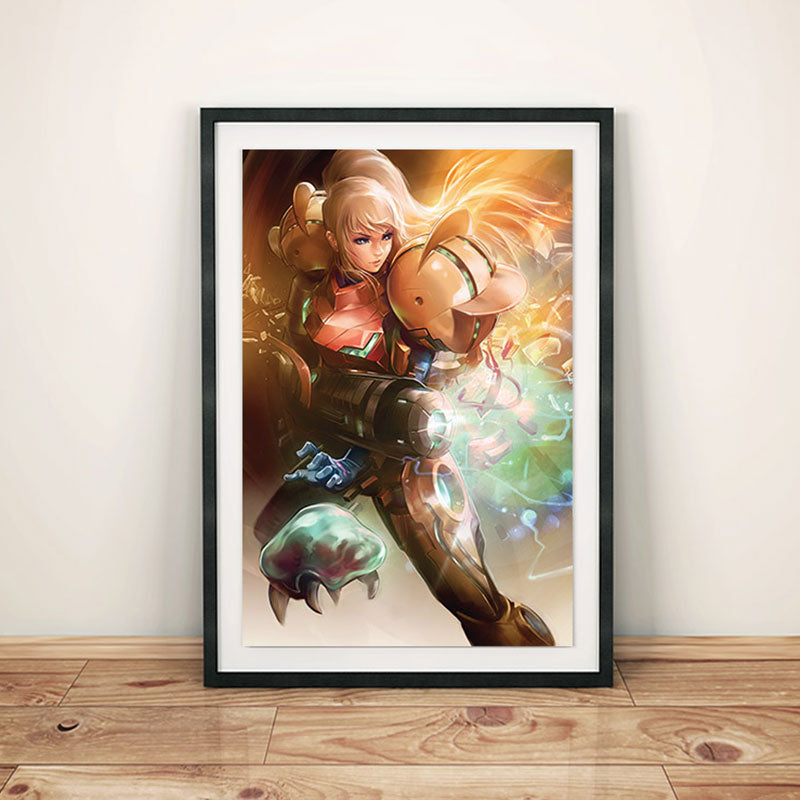 Samus Power Suit Poster Print