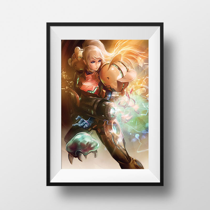 Samus Power Suit Poster Print