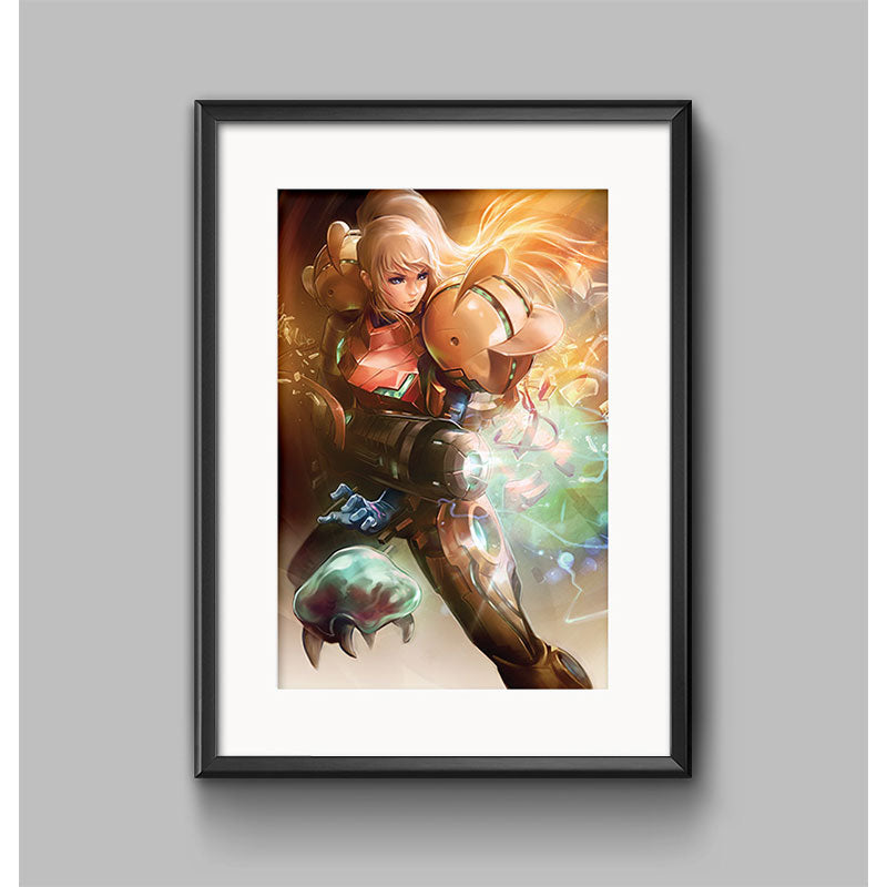 Samus Power Suit Poster Print